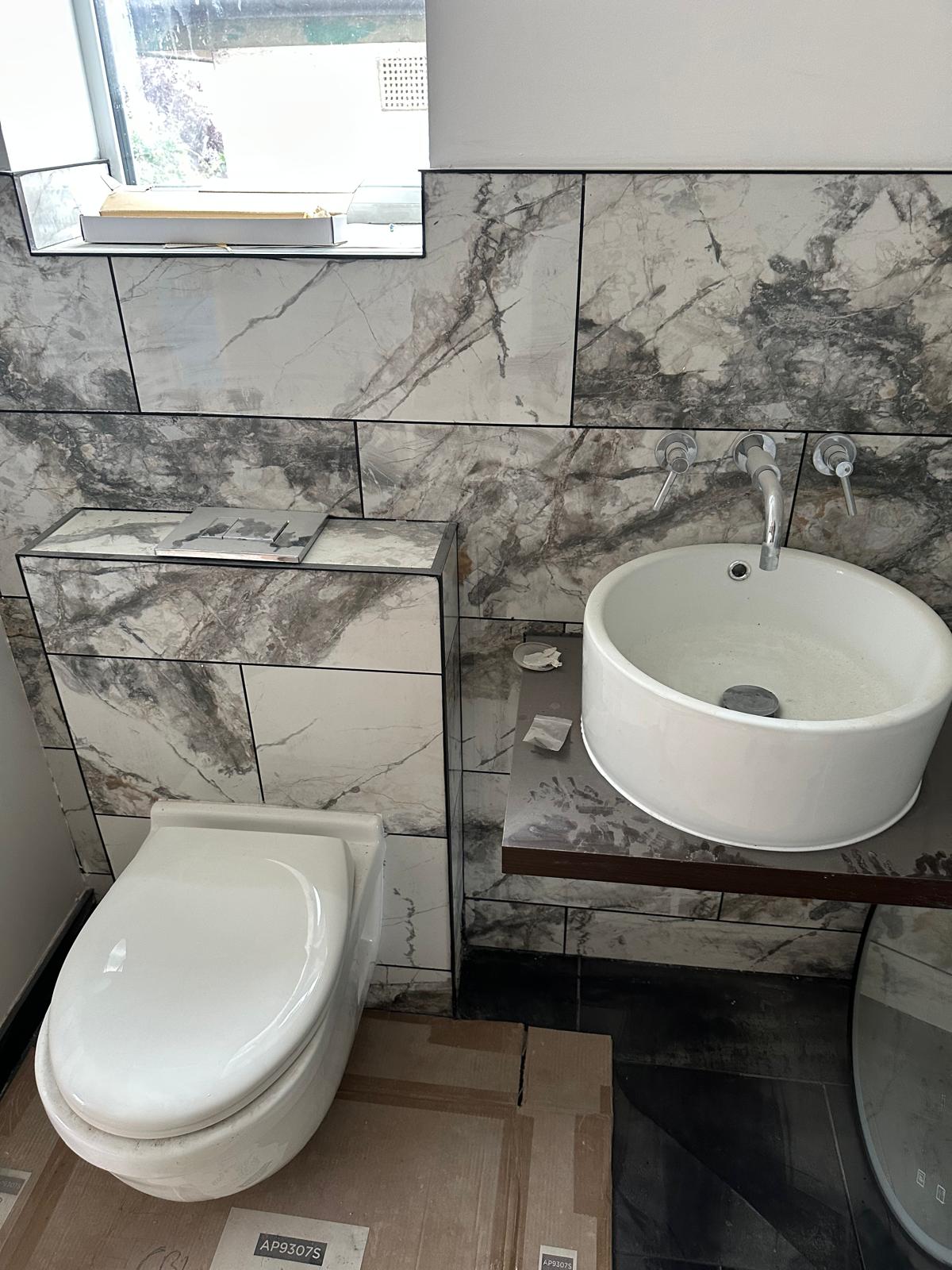 Bathroom Tiling Project
